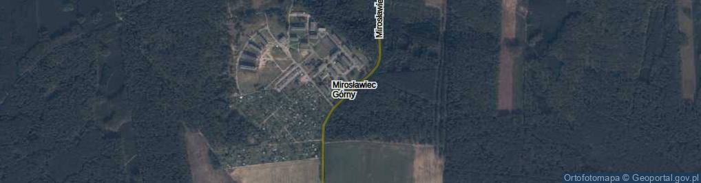 Zdjęcie satelitarne Mirosławiec Górny ul.
